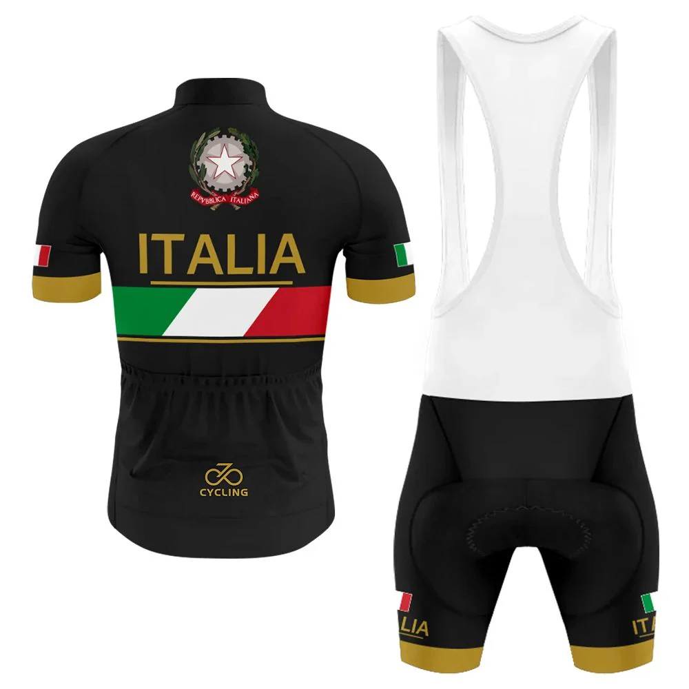 Italia Professional Team Men's Short Sleeve Cycling Kit - Image 2