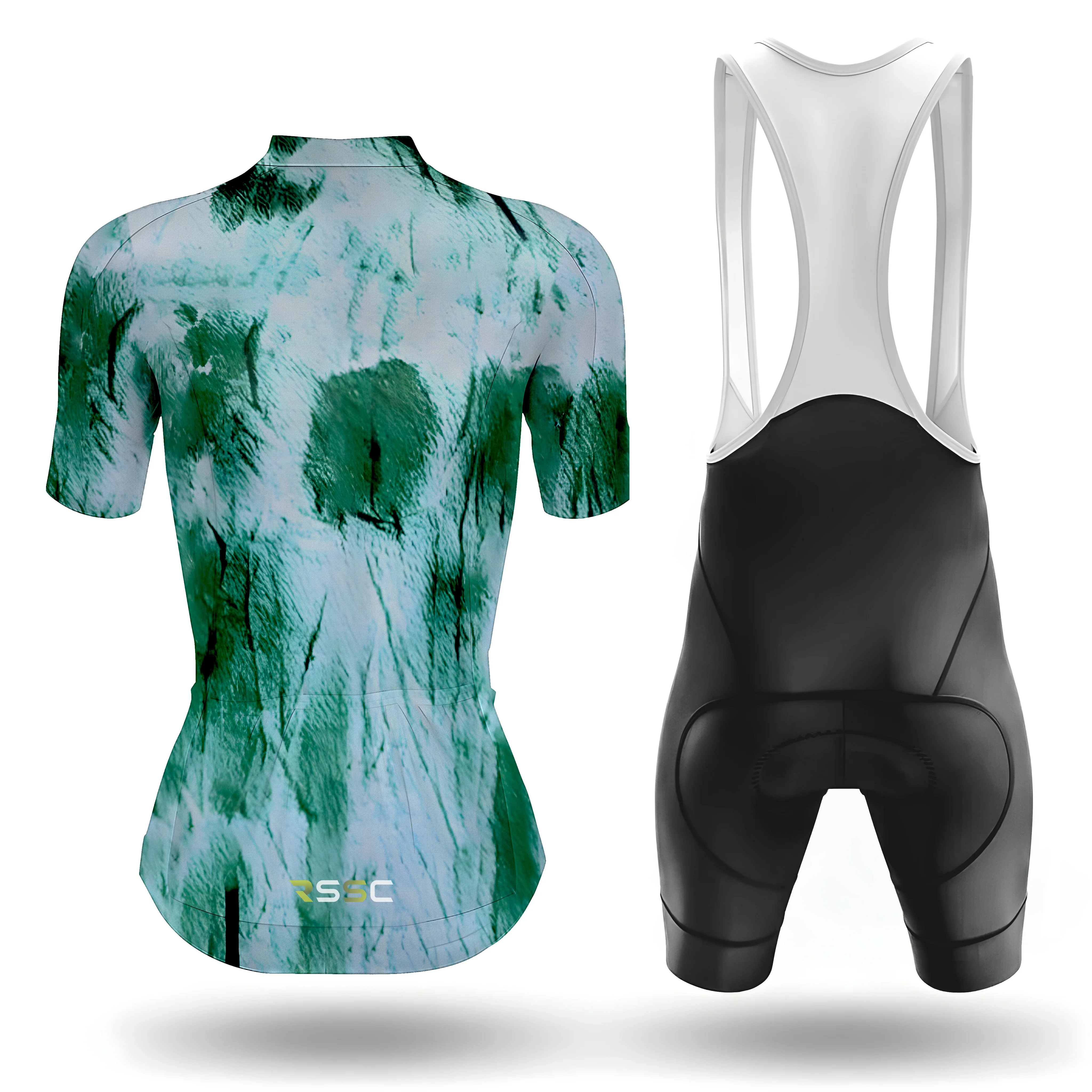 Jade Green Women's Short Sleeve Cycling Kit - Image 2