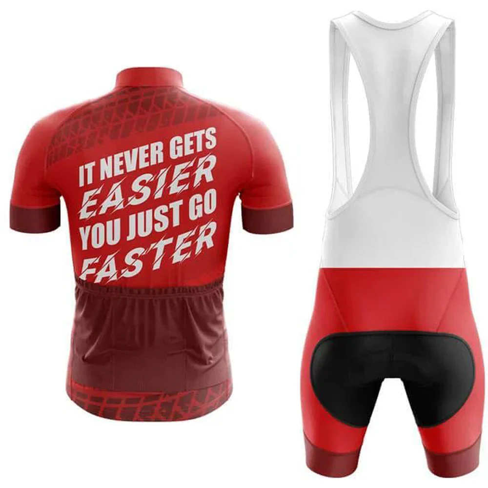 Just Go Faster Men's Short Sleeve Cycling Kit - Image 2