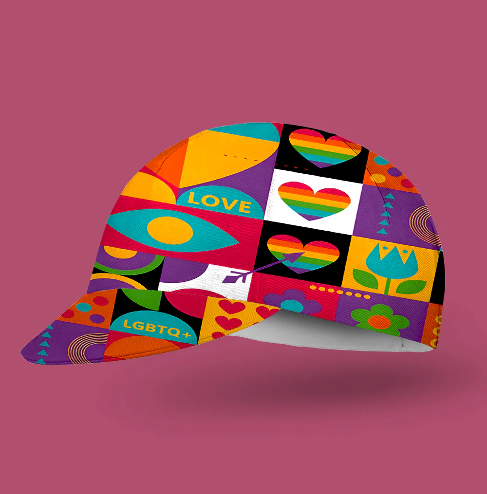 Rainbow Cycling Cap - Image 2