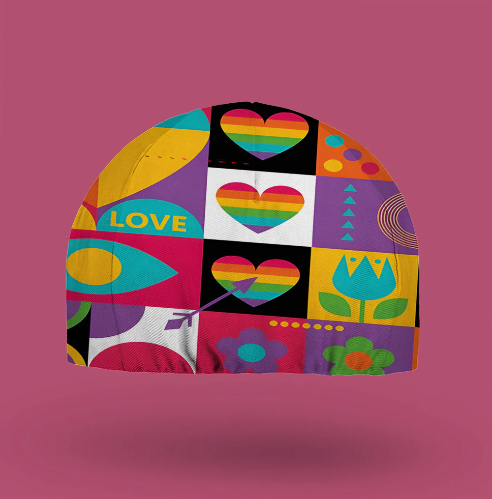 Rainbow Cycling Cap - Image 3