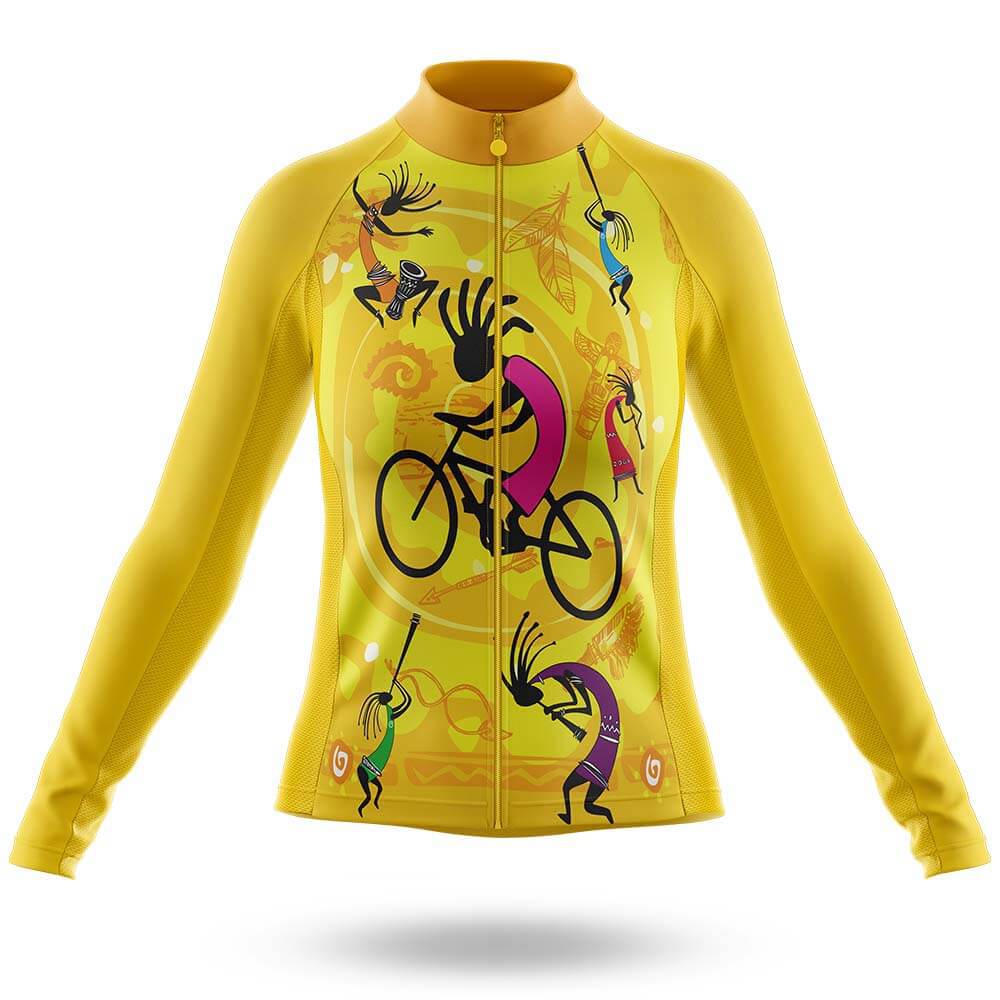 Yellow Kokopelli Women's Cycling Kit - Image 5
