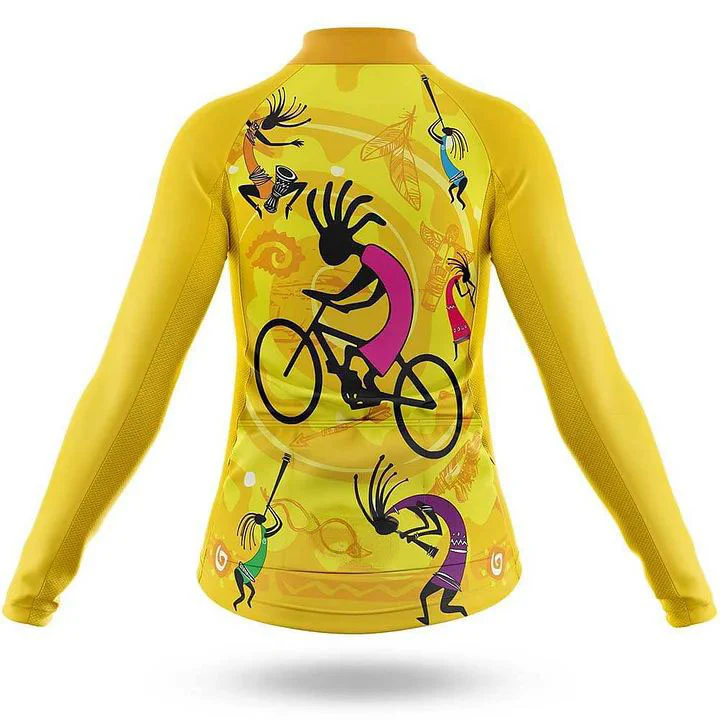 Yellow Kokopelli Women's Cycling Kit - Image 6