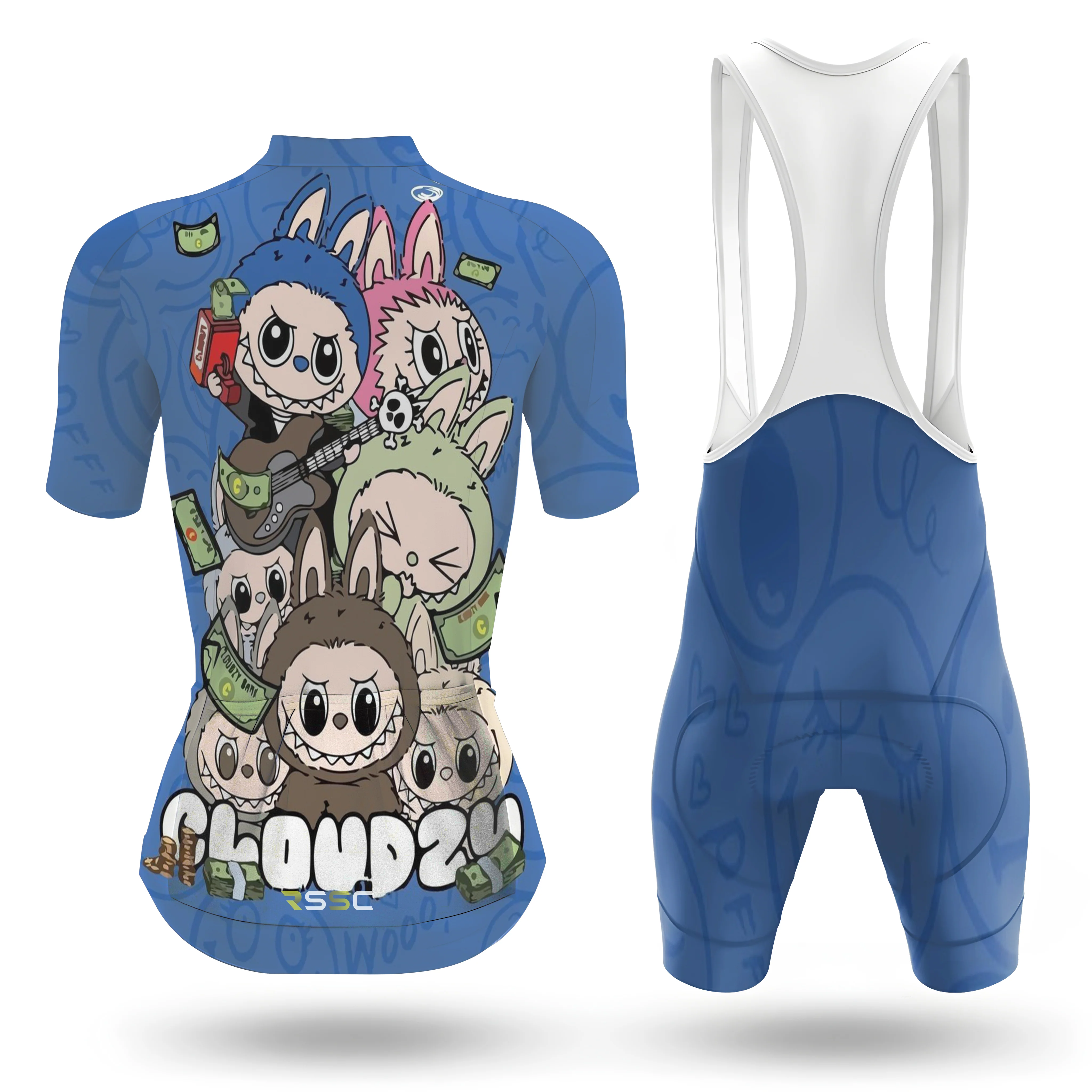 Labubu Women's Short Sleeve Cycling Kit - Image 2