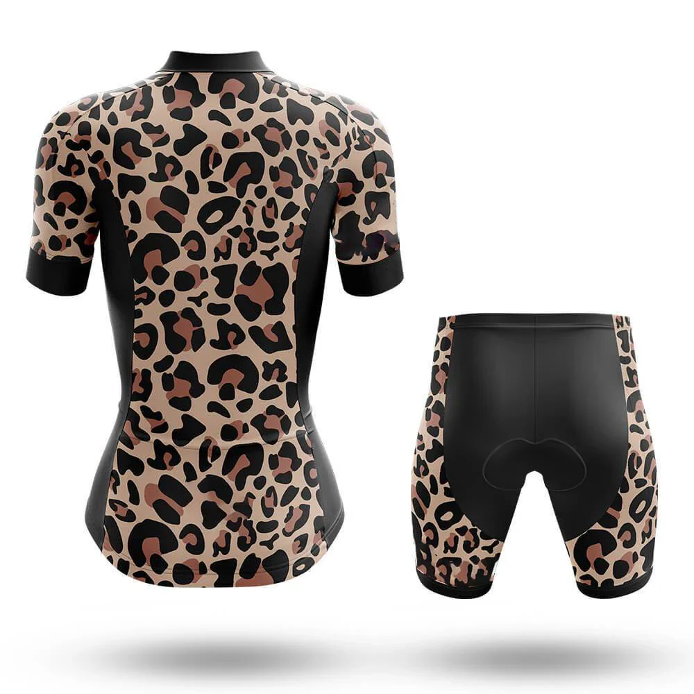 Leopard Women's Short Sleeve Cycling Kit - Image 2