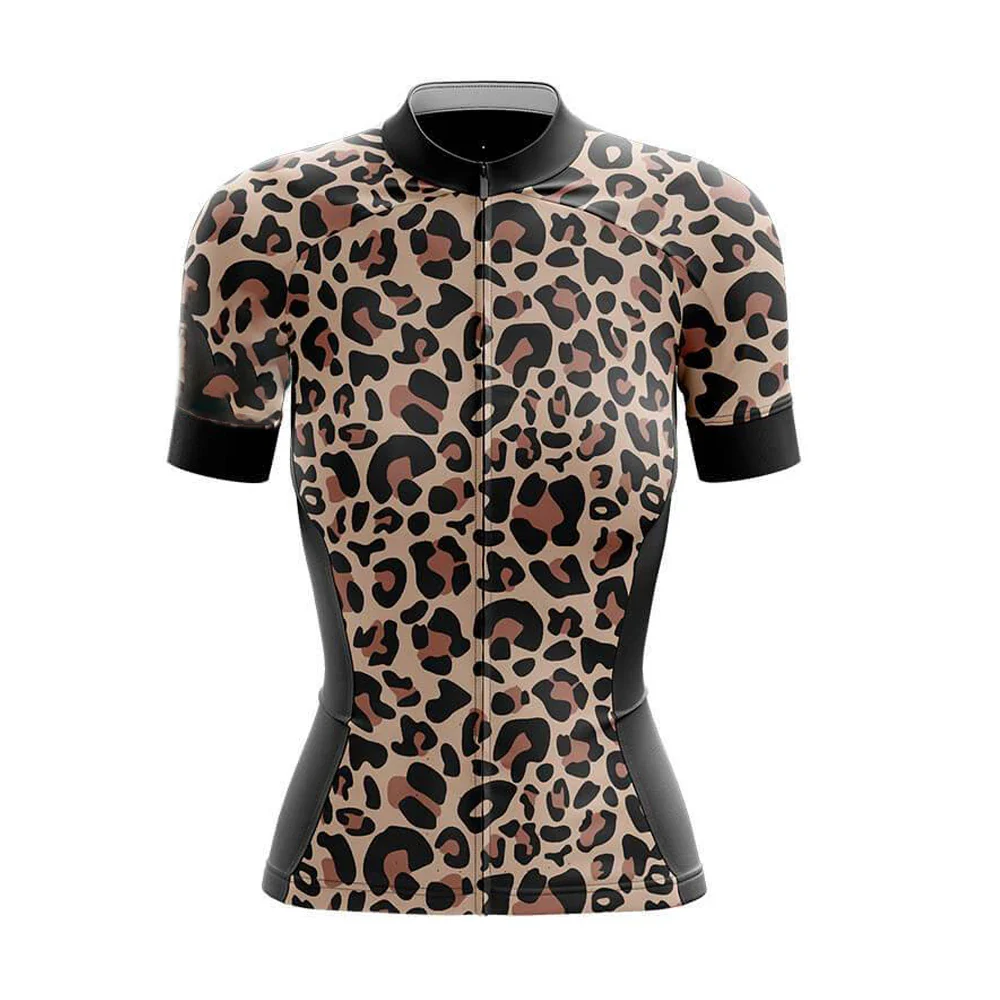 Leopard Women's Short Sleeve Cycling Kit - Image 3