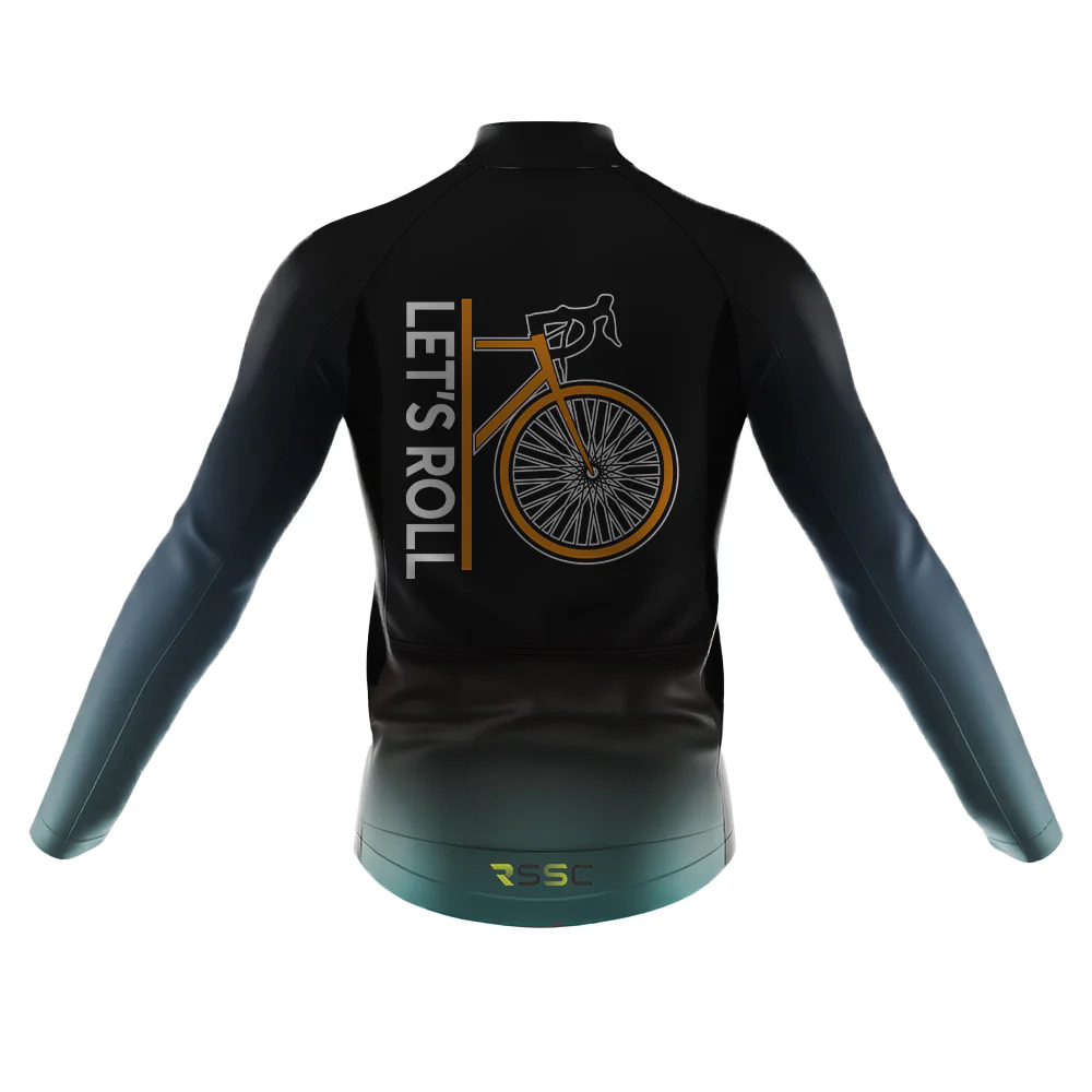 Let's Roll Men's Long Sleeve Cycling Jersey - Image 2