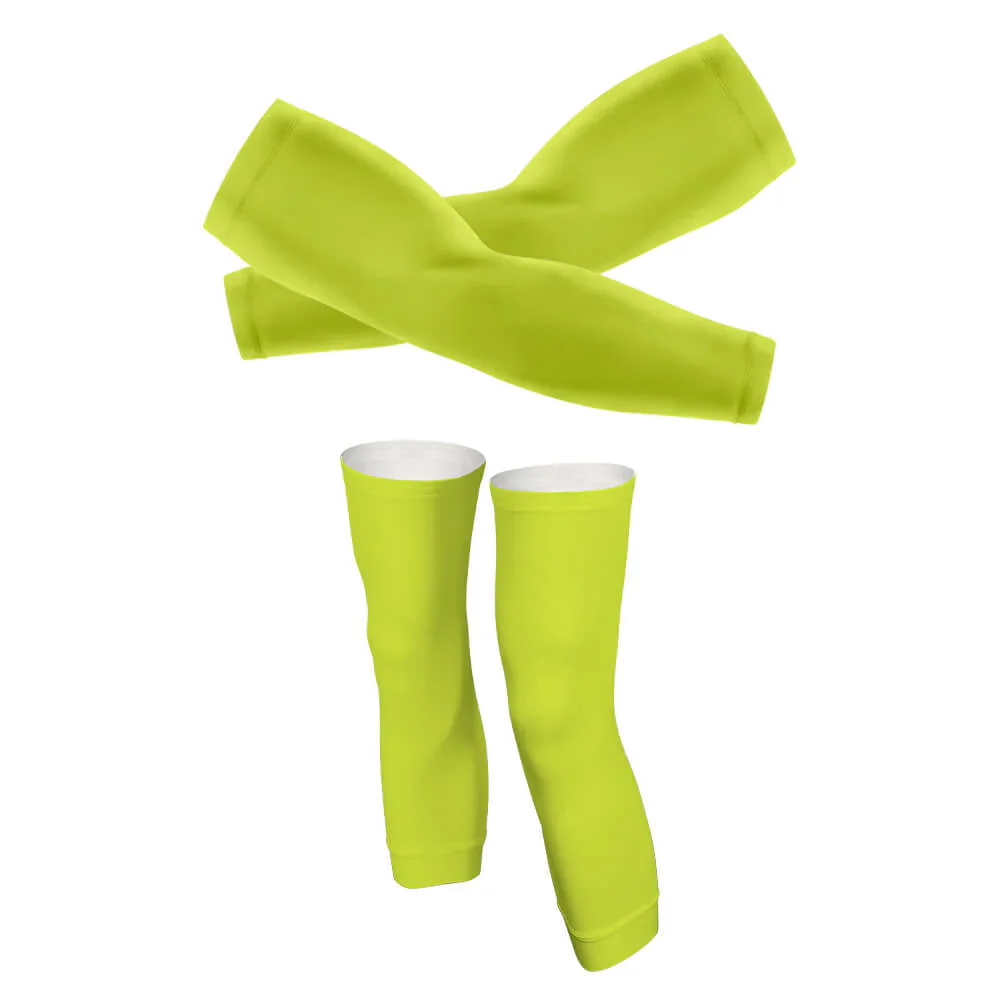 Lime Green Arm And Leg Sleeves - Image 5