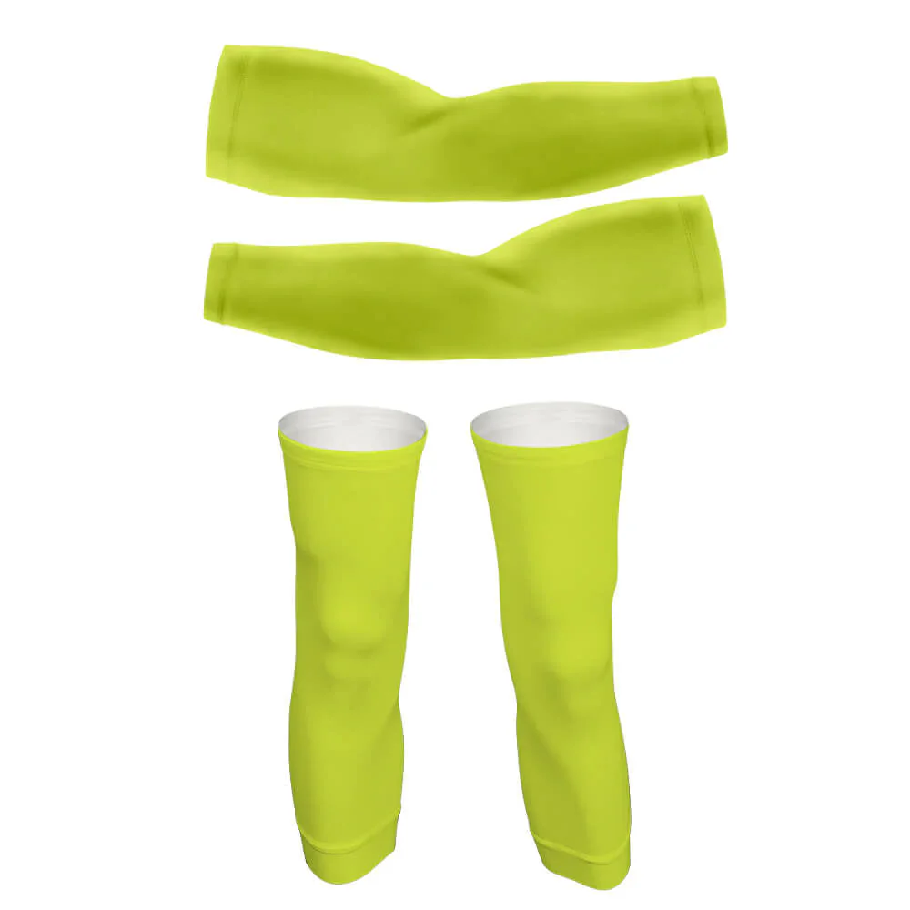Lime Green Arm And Leg Sleeves - Image 6
