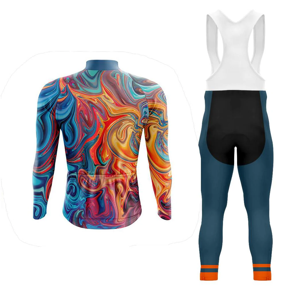 Liquid Marble Men's Long Sleeve Cycling Kit - Image 2