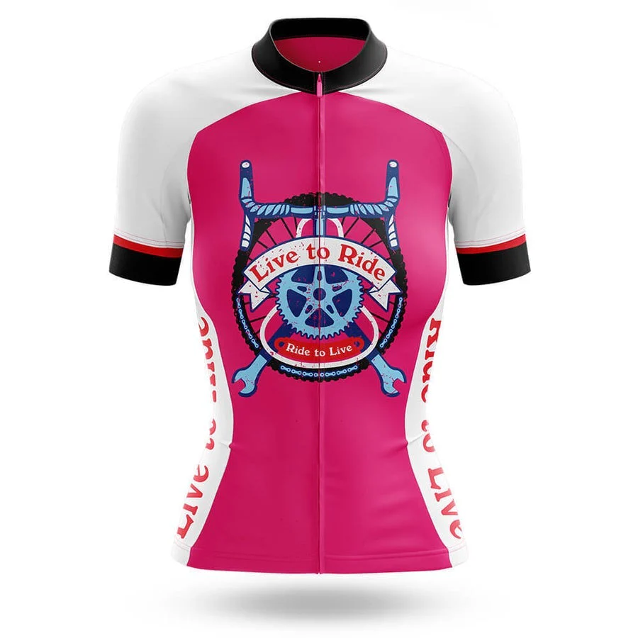 Live to Ride Women's Short Sleeve Cycling Kit - Image 3