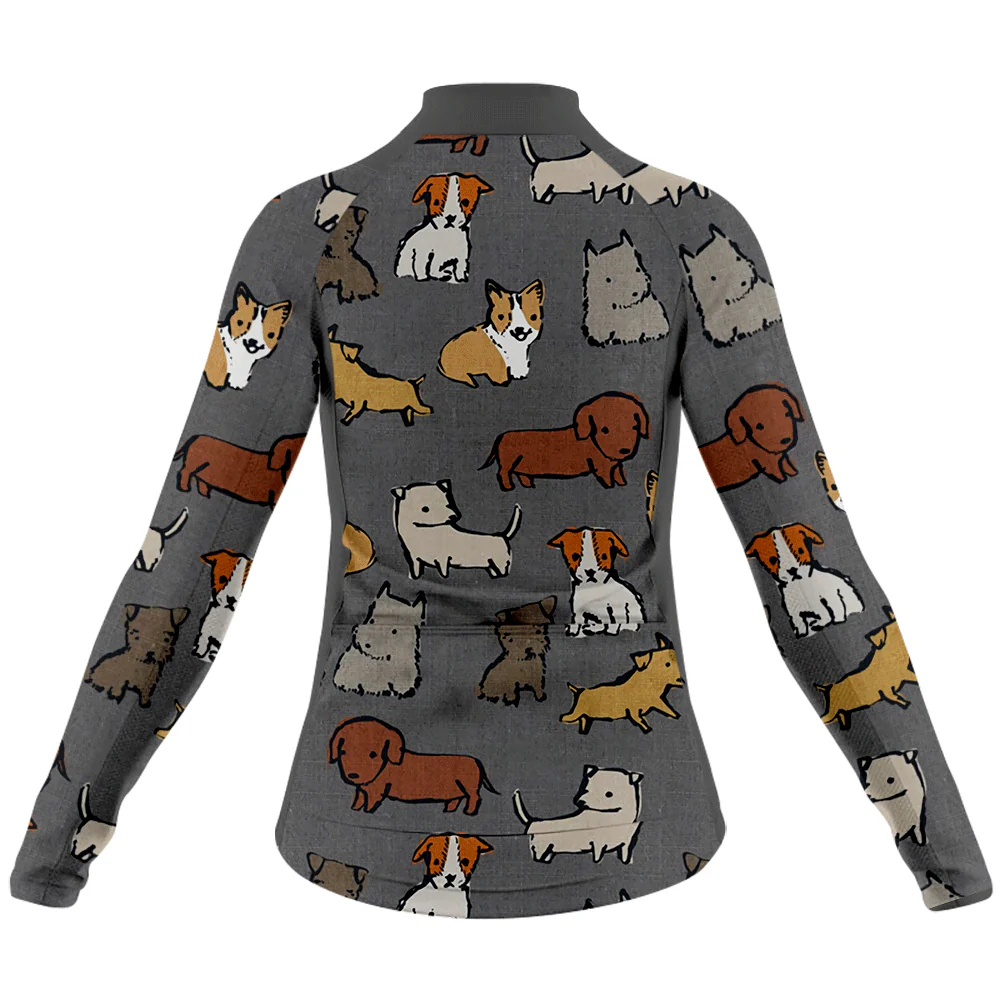 Lovely Puppies Women's Short Sleeve Cycling Kit - Image 6