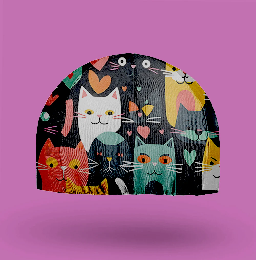 Loving Kitten Cycling Cap - Image 3
