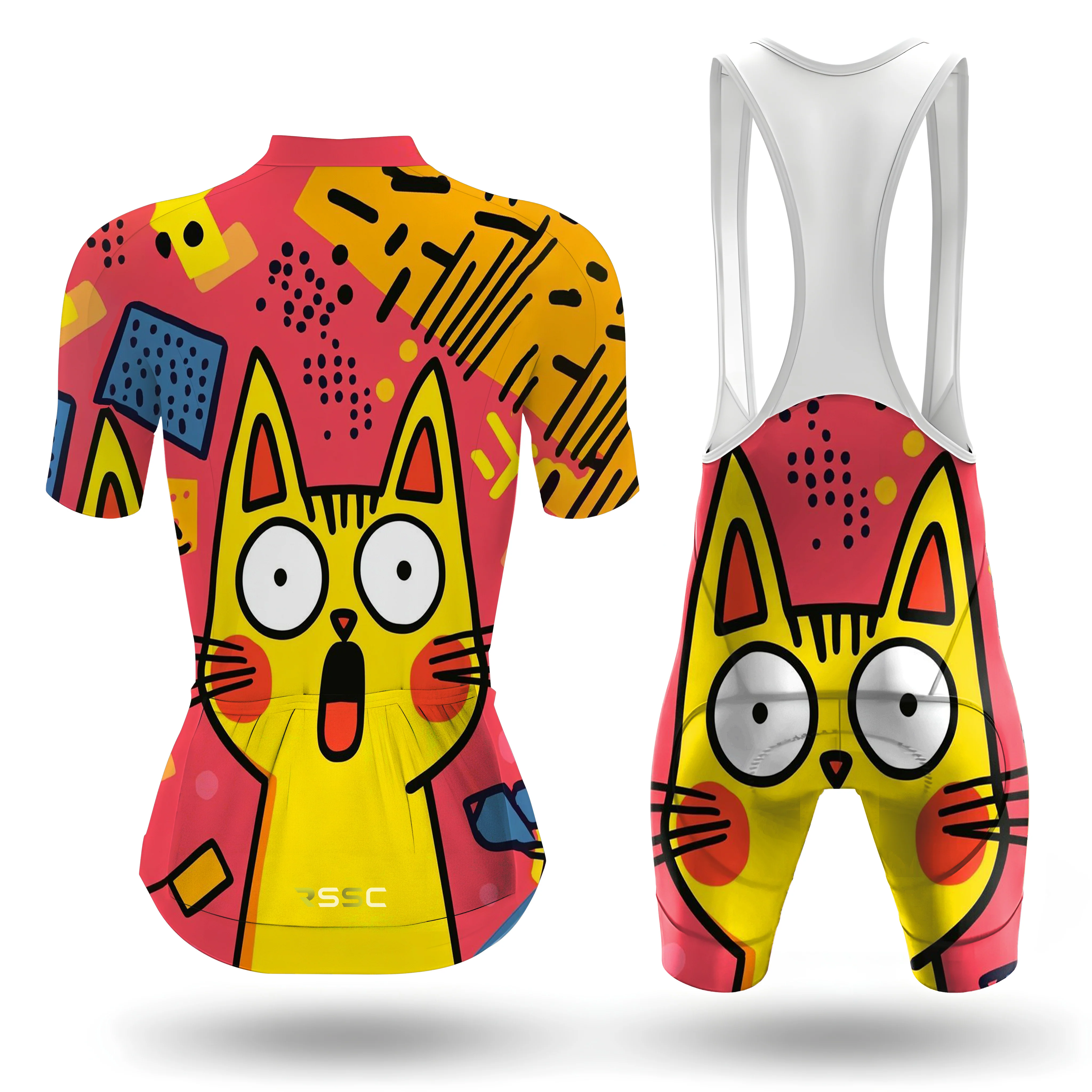 Meow Women's Short Sleeve Cycling Kit - Image 2