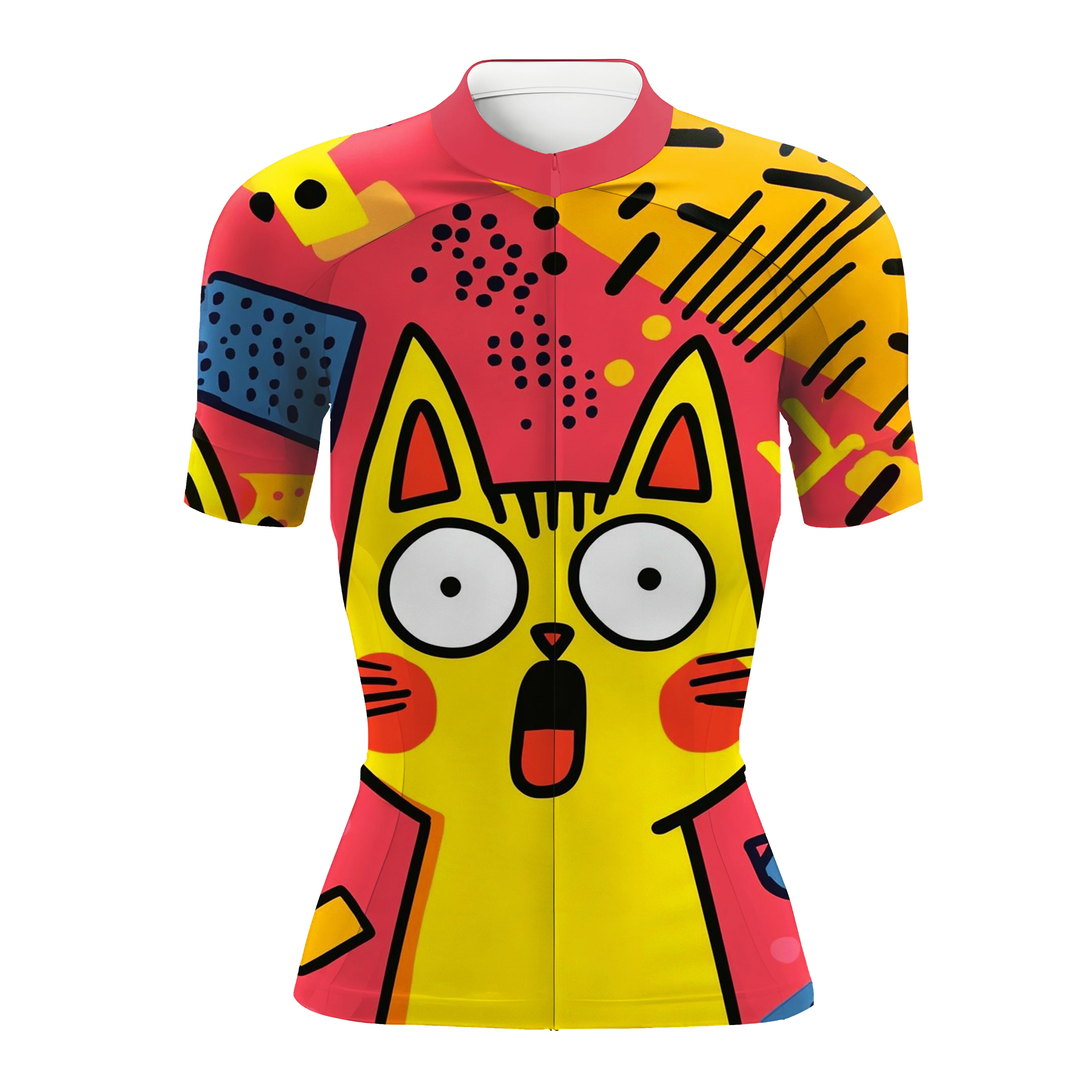 Meow Women's Short Sleeve Cycling Kit - Image 3