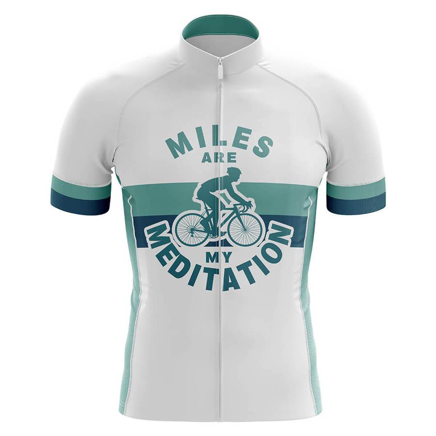 Miles Are Meditation Men's Short Sleeve Cycling Kit - Image 3