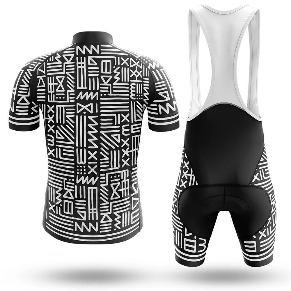 Monochrome Tribal Men's Cycling Kit - Image 2