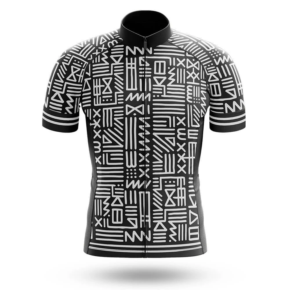 Monochrome Tribal Men's Cycling Kit - Image 3