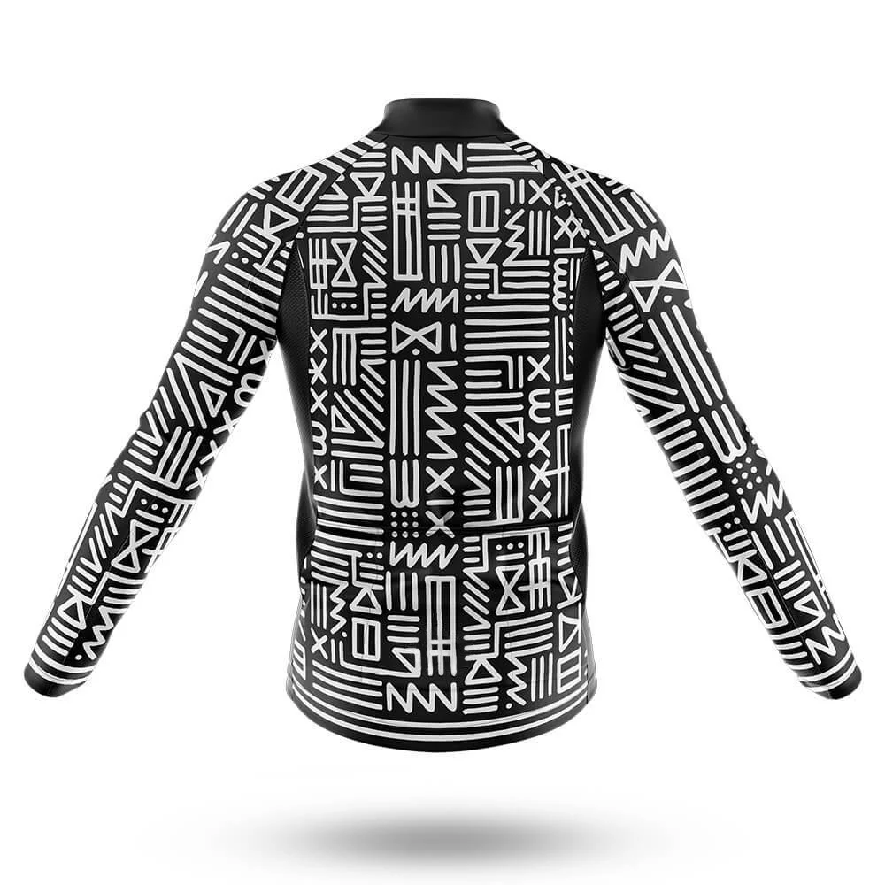 Monochrome Tribal Men's Cycling Kit - Image 6
