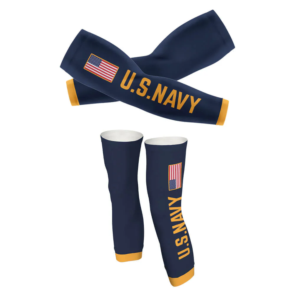 Navy Arm And Leg Sleeves - Image 5