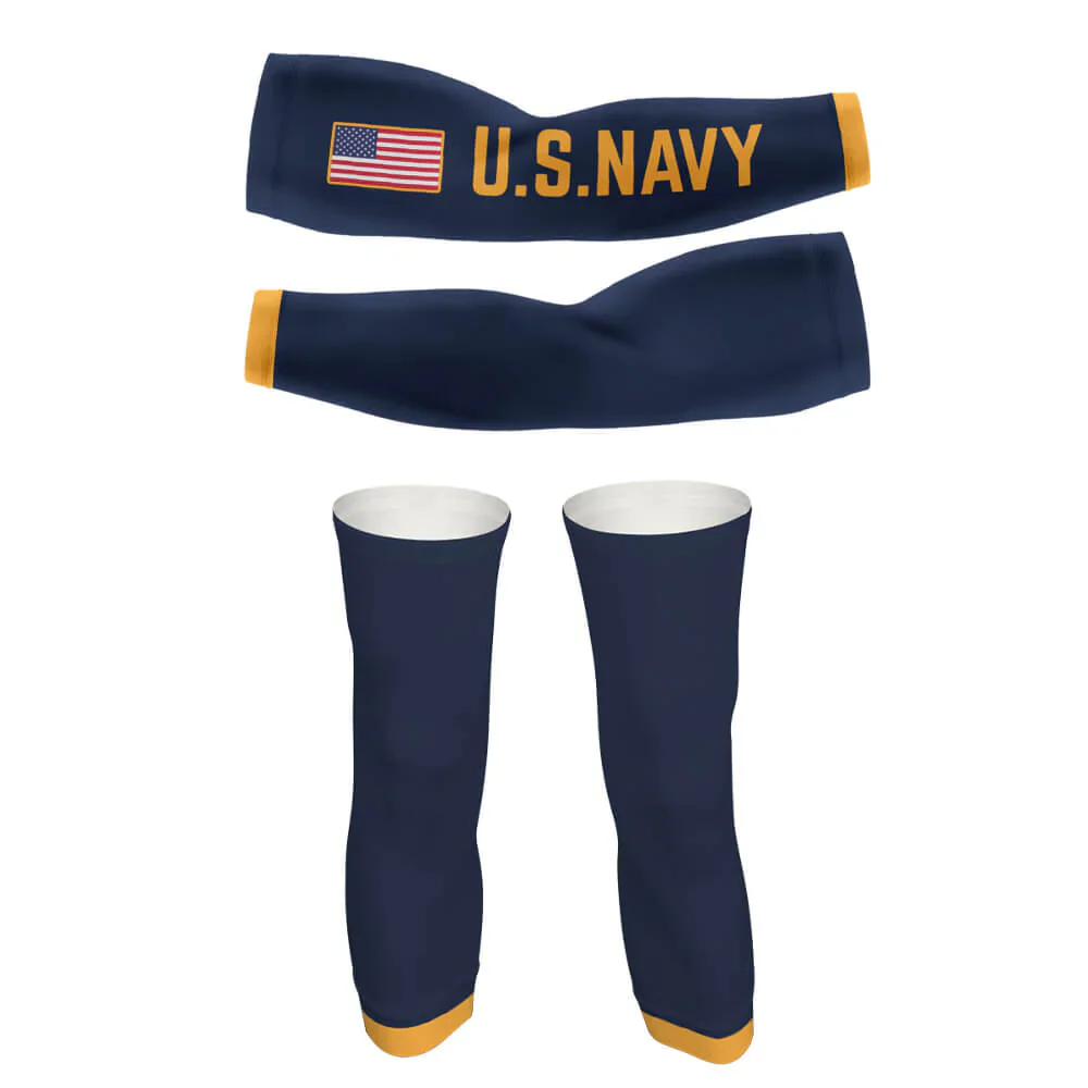 Navy Arm And Leg Sleeves - Image 6