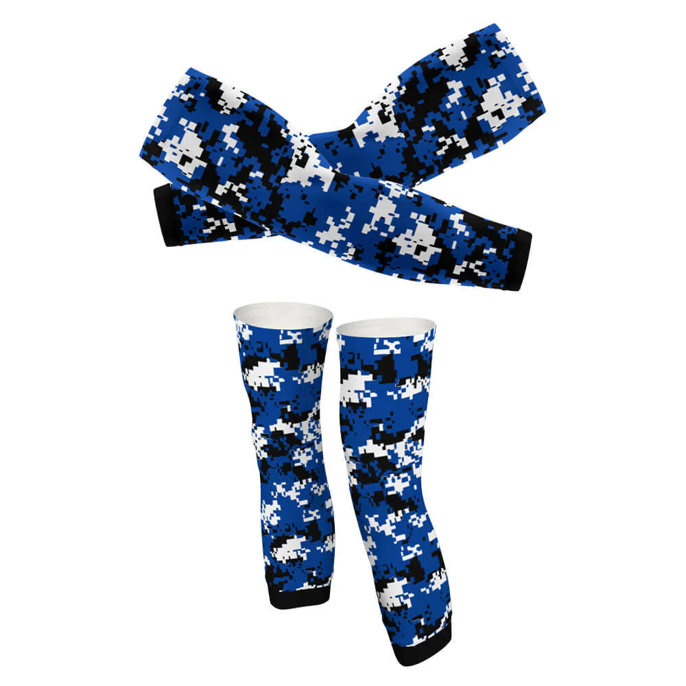 Navy Camo Arm And Leg Sleeves - Image 5