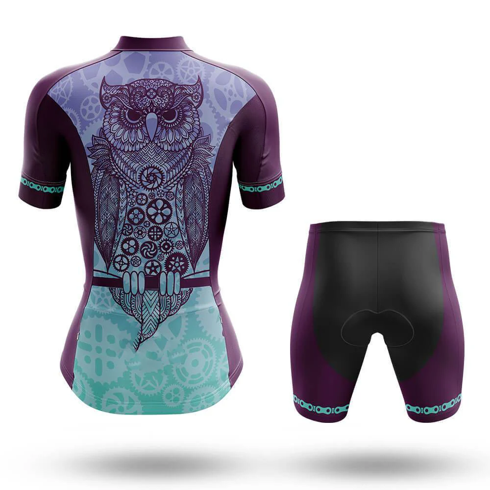 Owl Women's Short Sleeve Cycling Kit - Image 2