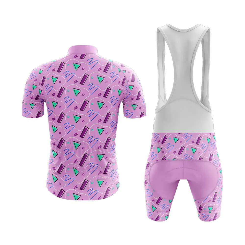90s Memphis Club Men's Short Sleeve Cycling Kit - Image 2
