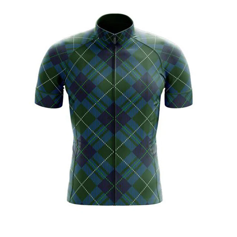 Plaid Men's Short Sleeve Cycling Kit - Image 3