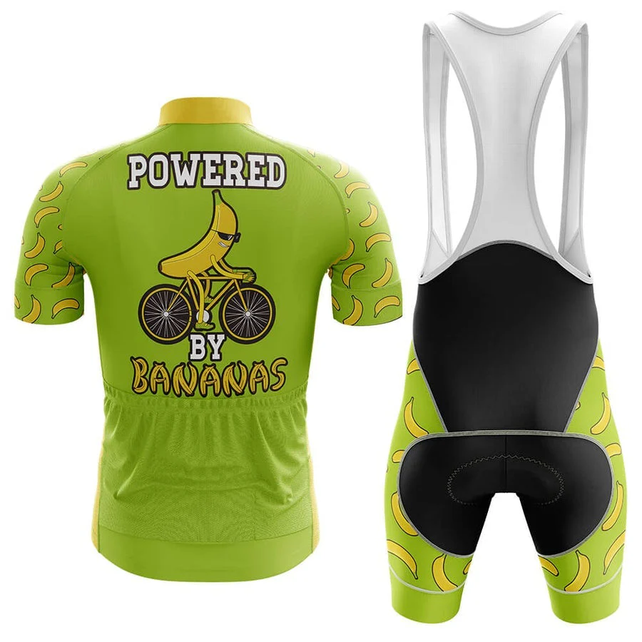 Powered By Bananas Men's Short Sleeve Cycling Kit - Image 2
