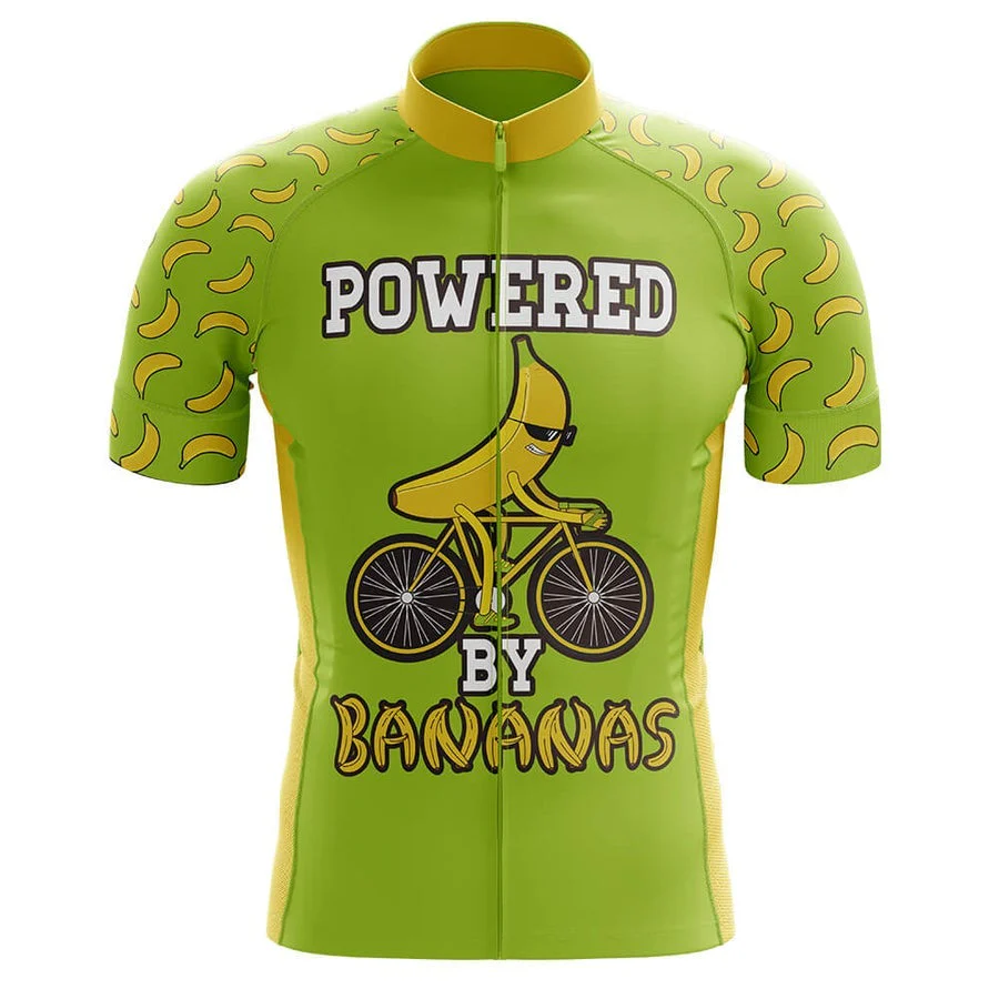 Powered By Bananas Men's Short Sleeve Cycling Kit - Image 3