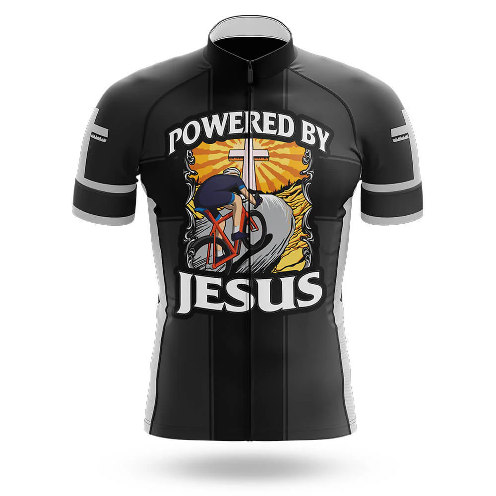 Powered By Jesus Men's Short Sleeve Cycling Kit - Image 3