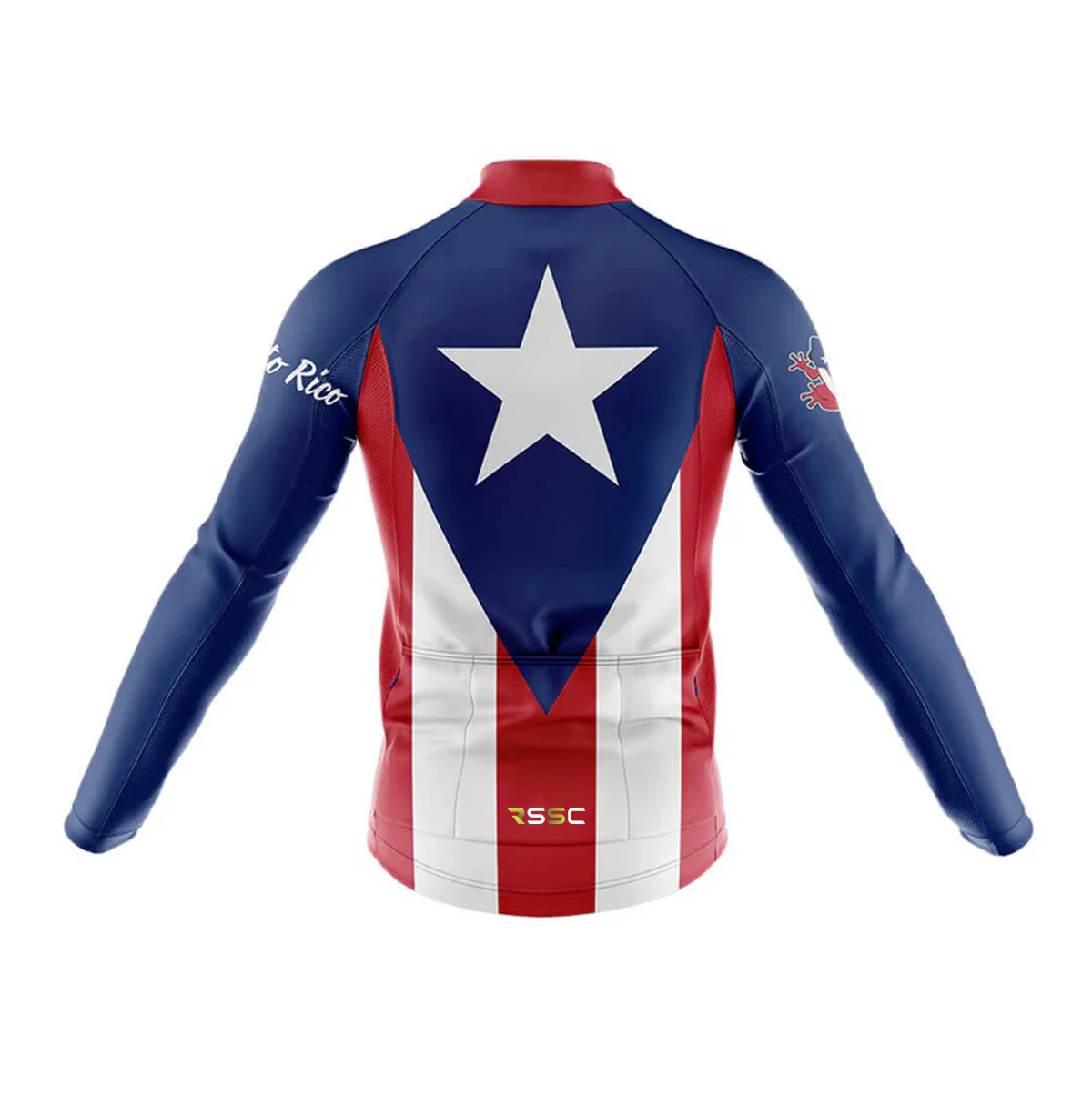 Puerto Rico Men's Long Sleeve Cycling Kit - Image 4