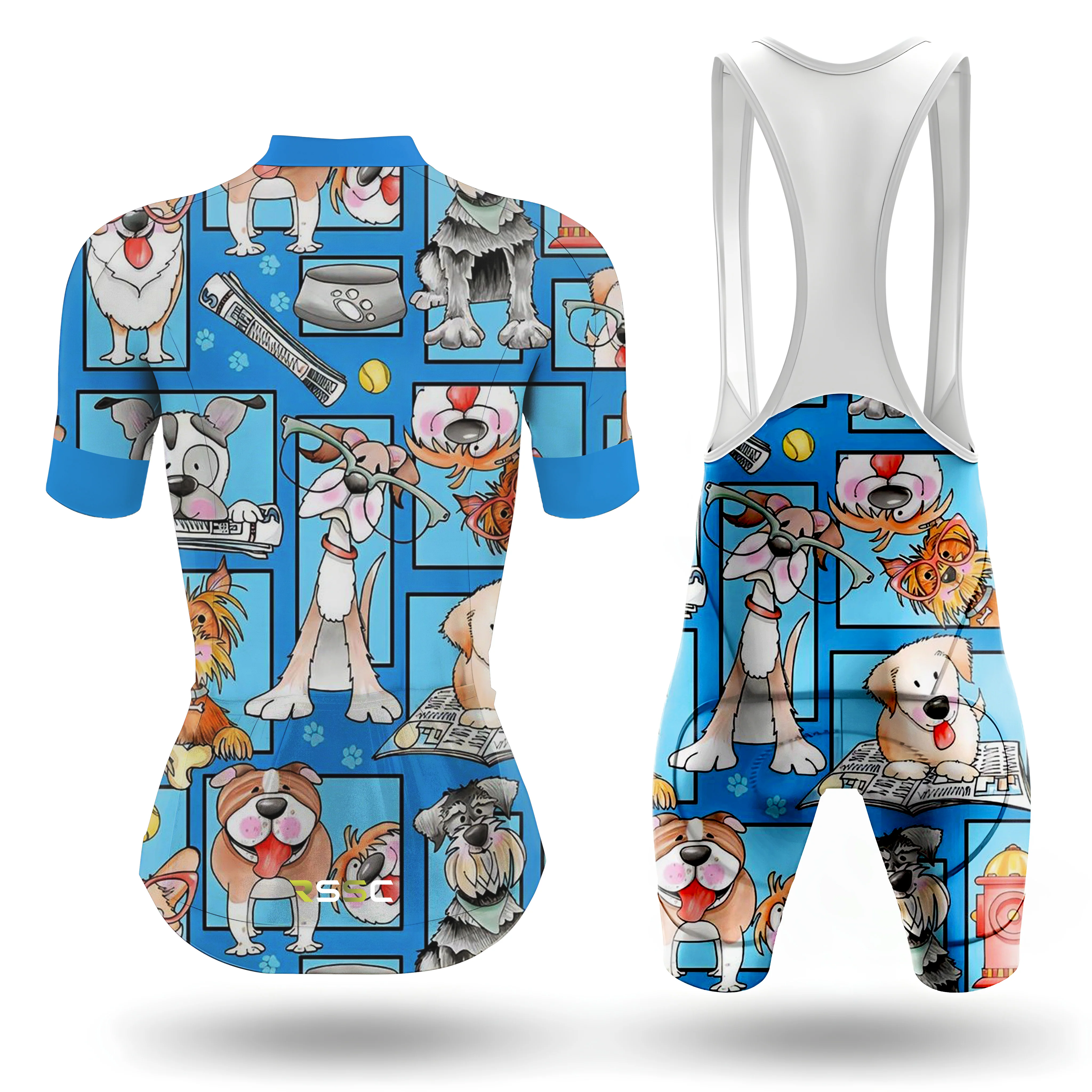 Puppy Women's Short Sleeve Cycling Kit - Image 2