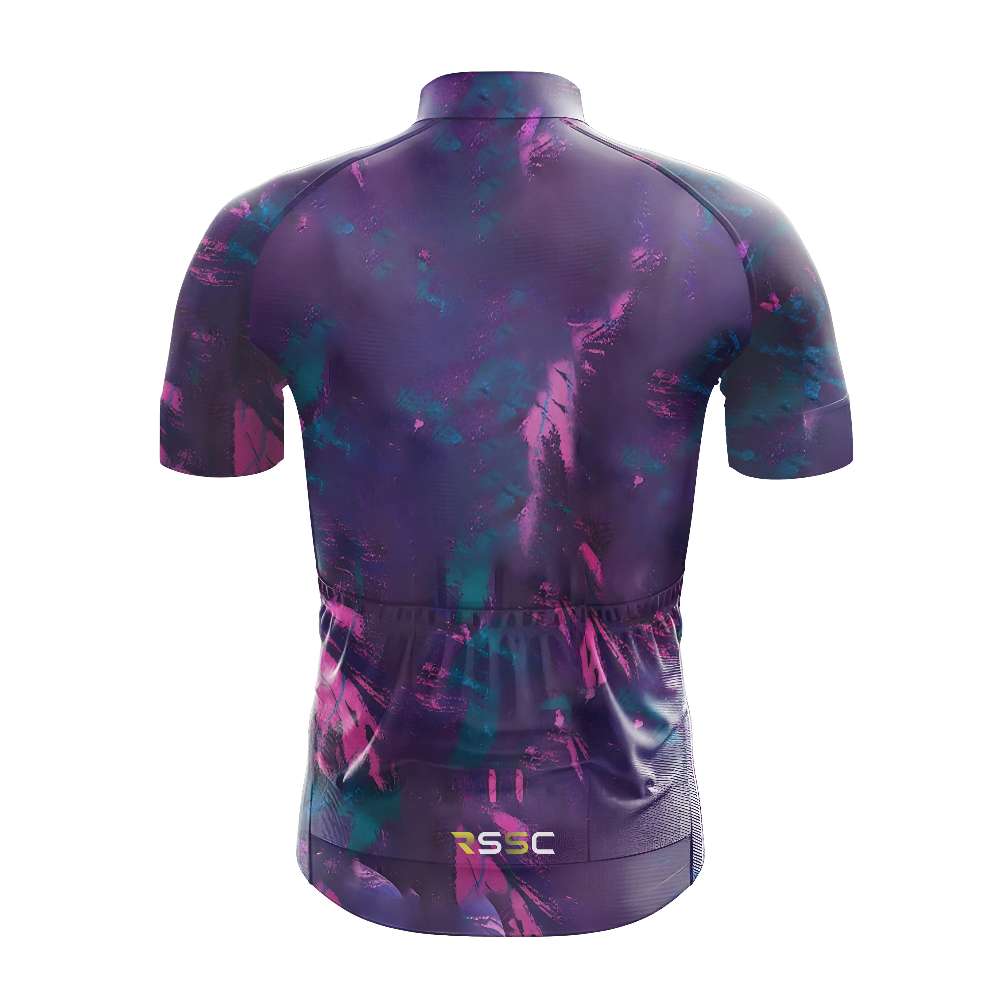 Purple Gradient Men's Cycling Kit - Image 4