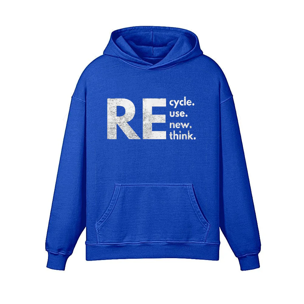 Re Cycle Use New Think Hoodie - Image 3