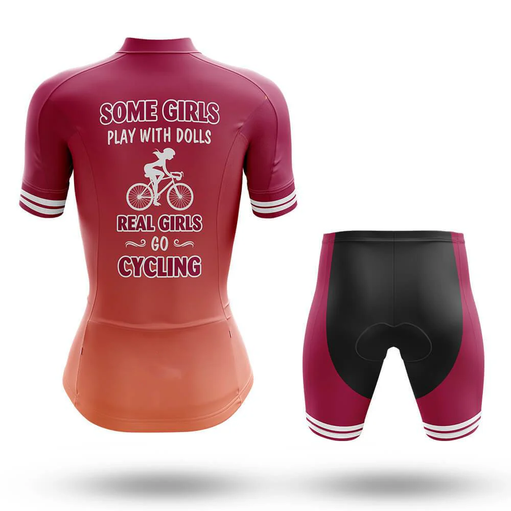 Real GIirls Go Cycling Women's Short Sleeve Cycling Kit - Image 2