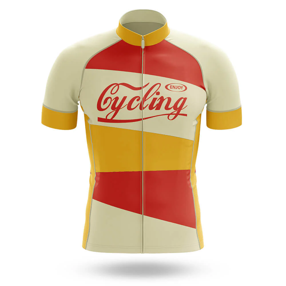 Retro Enjoy Cycling Men's Short Sleeve Cycling Kit - Image 3