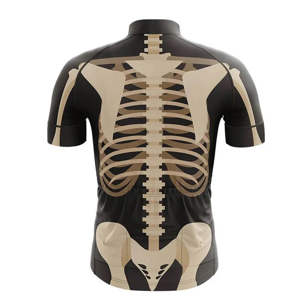Retro Skeleton Men's Short Sleeve Cycling Kit - Image 4