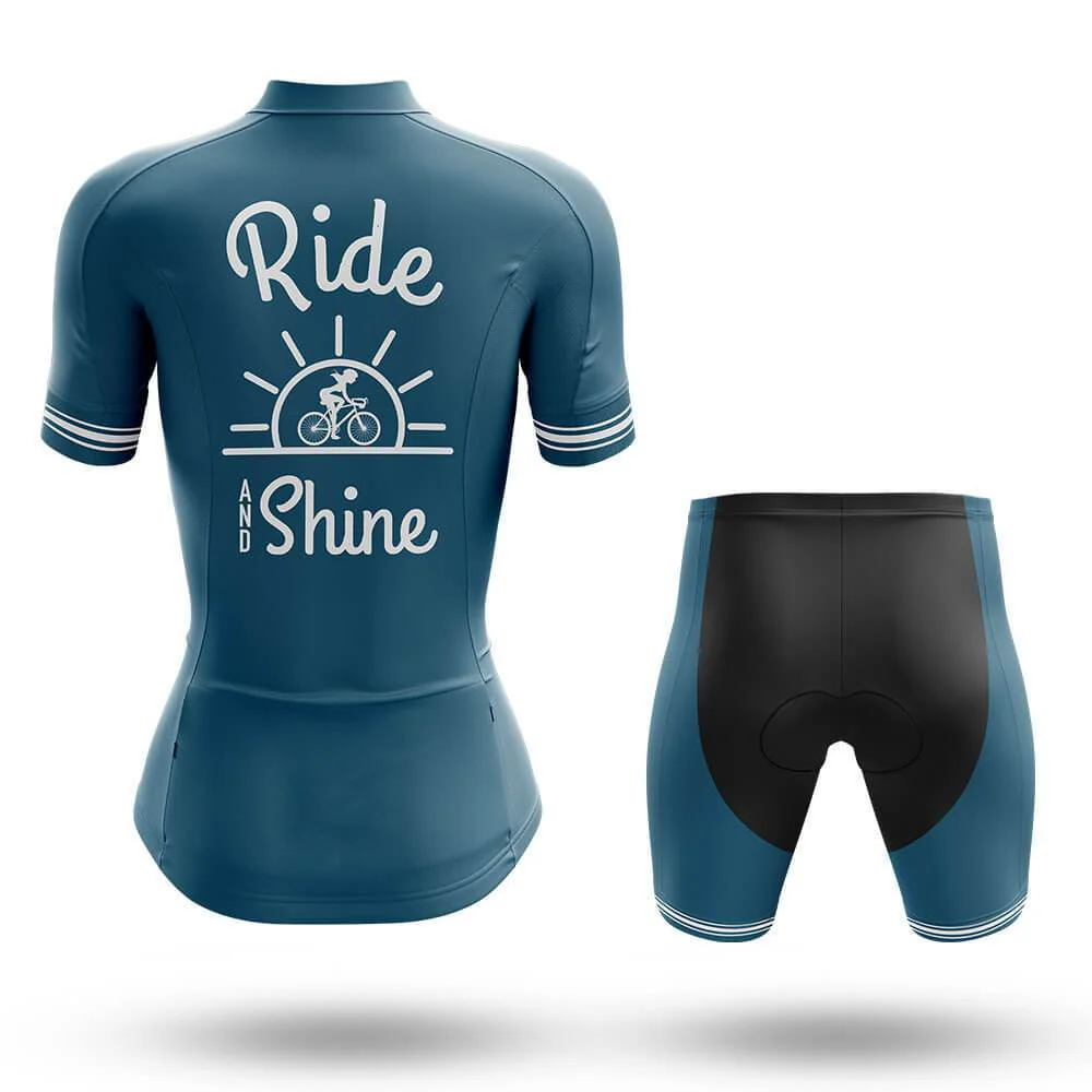 Ride And Shine Women's Short Sleeve Cycling Kit - Image 2