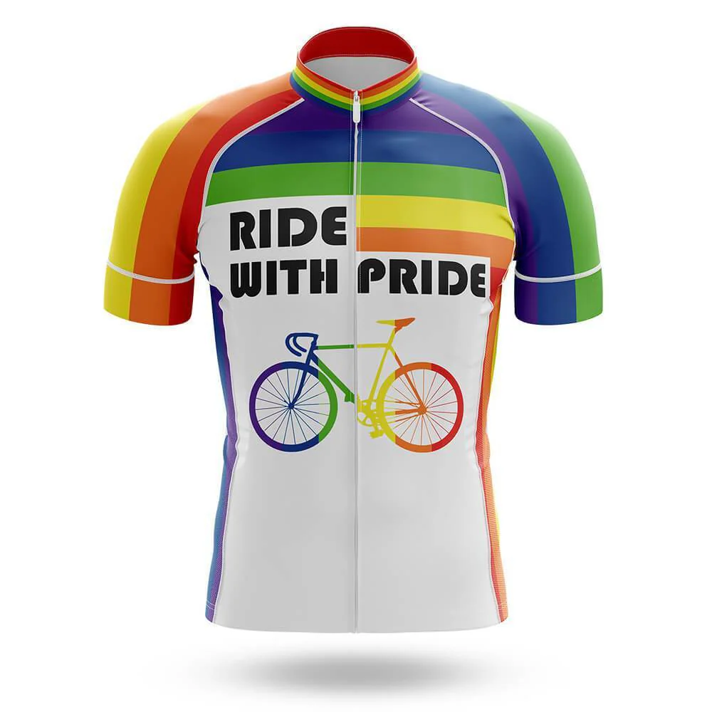 Ride With Pride Men's Short Sleeve Cycling Kit - Image 3