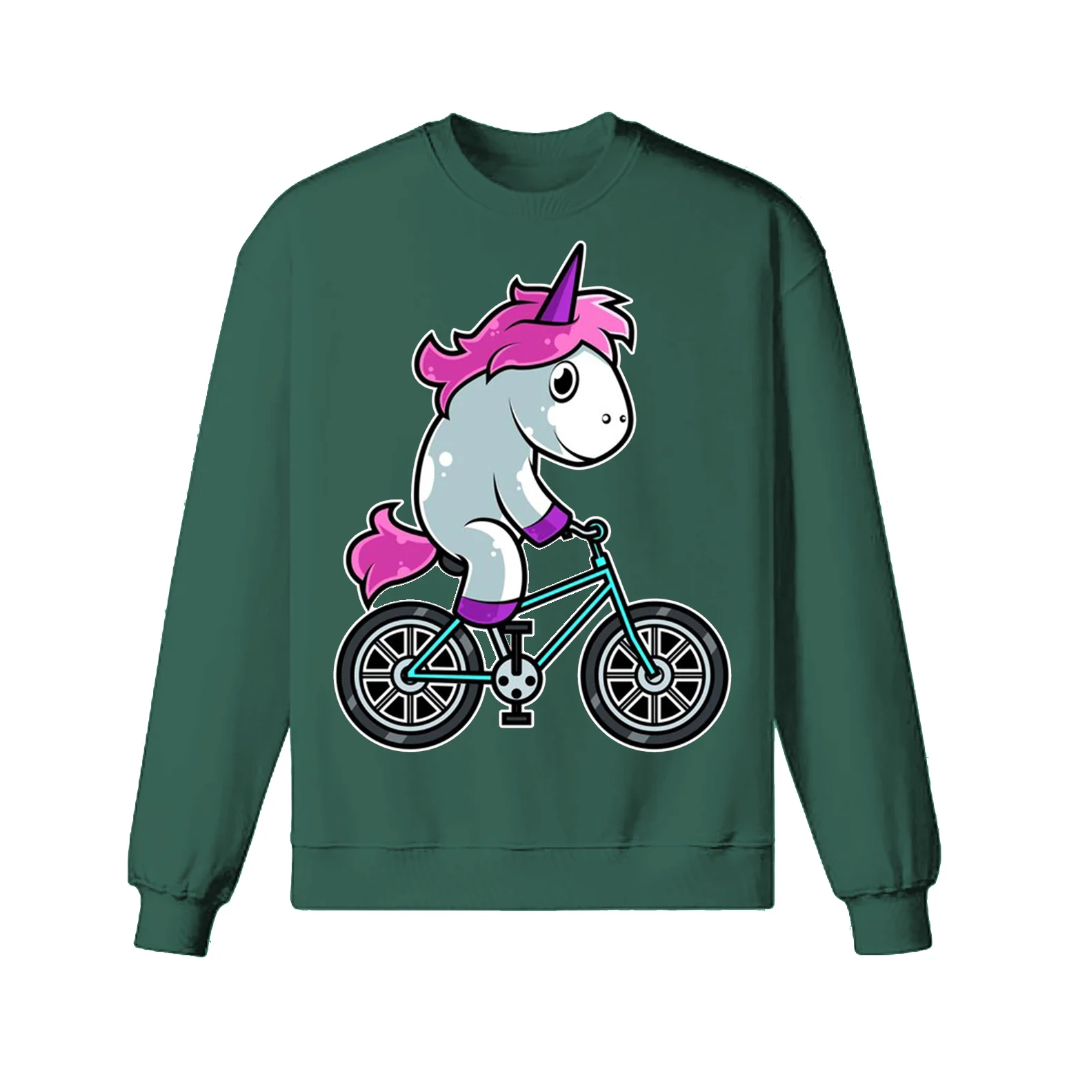 Riding A Unicorn Sweatshirt - Image 3