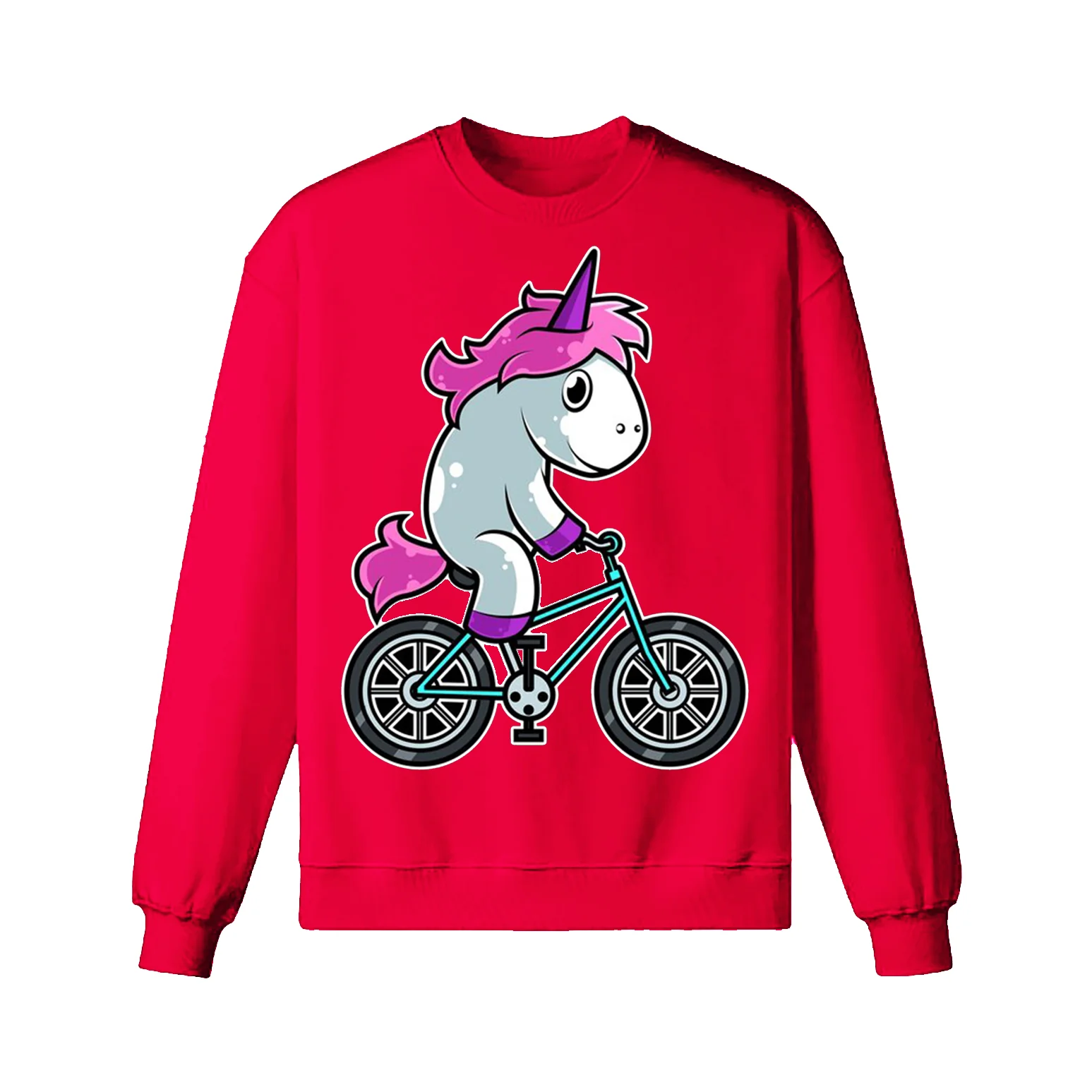 Riding A Unicorn Sweatshirt - Image 4