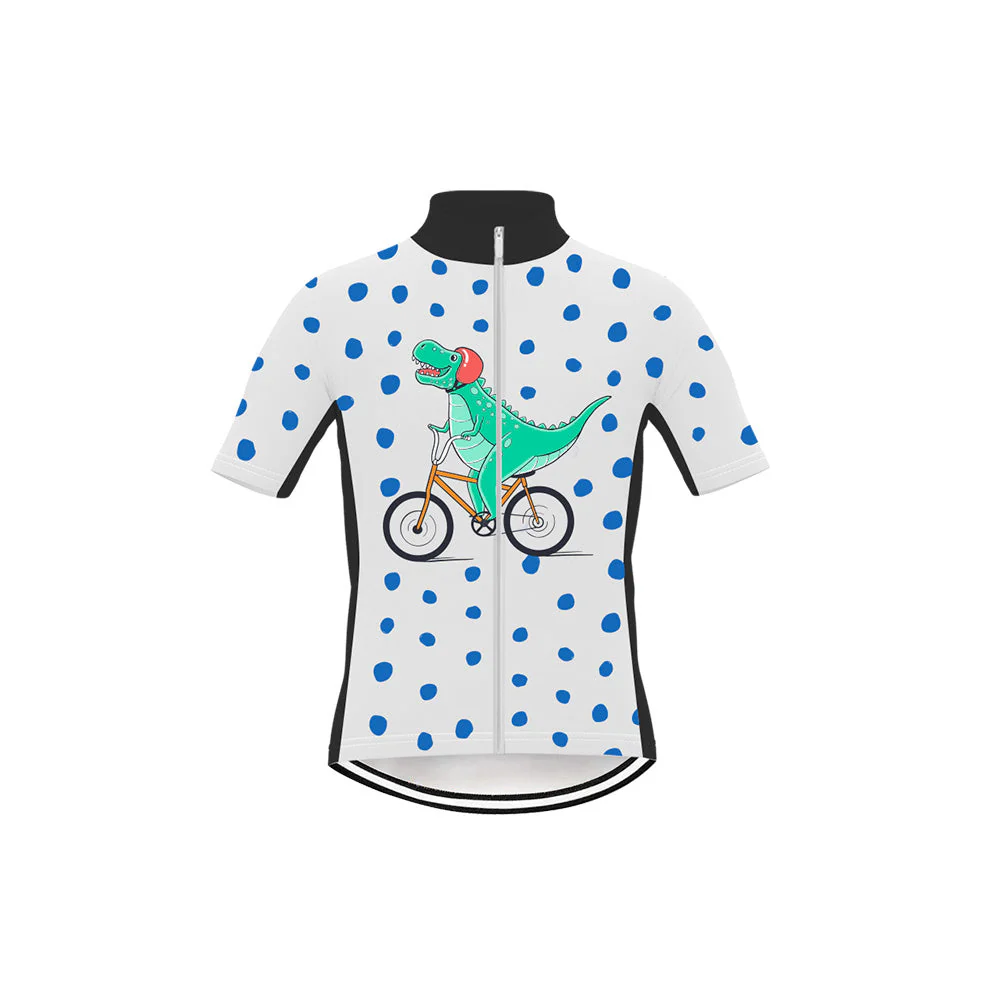 Riding Dinosaur Kid's Cycling Kit - Image 4
