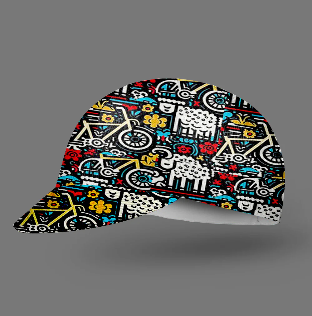 Riding Sheep Cycling Cap - Image 2