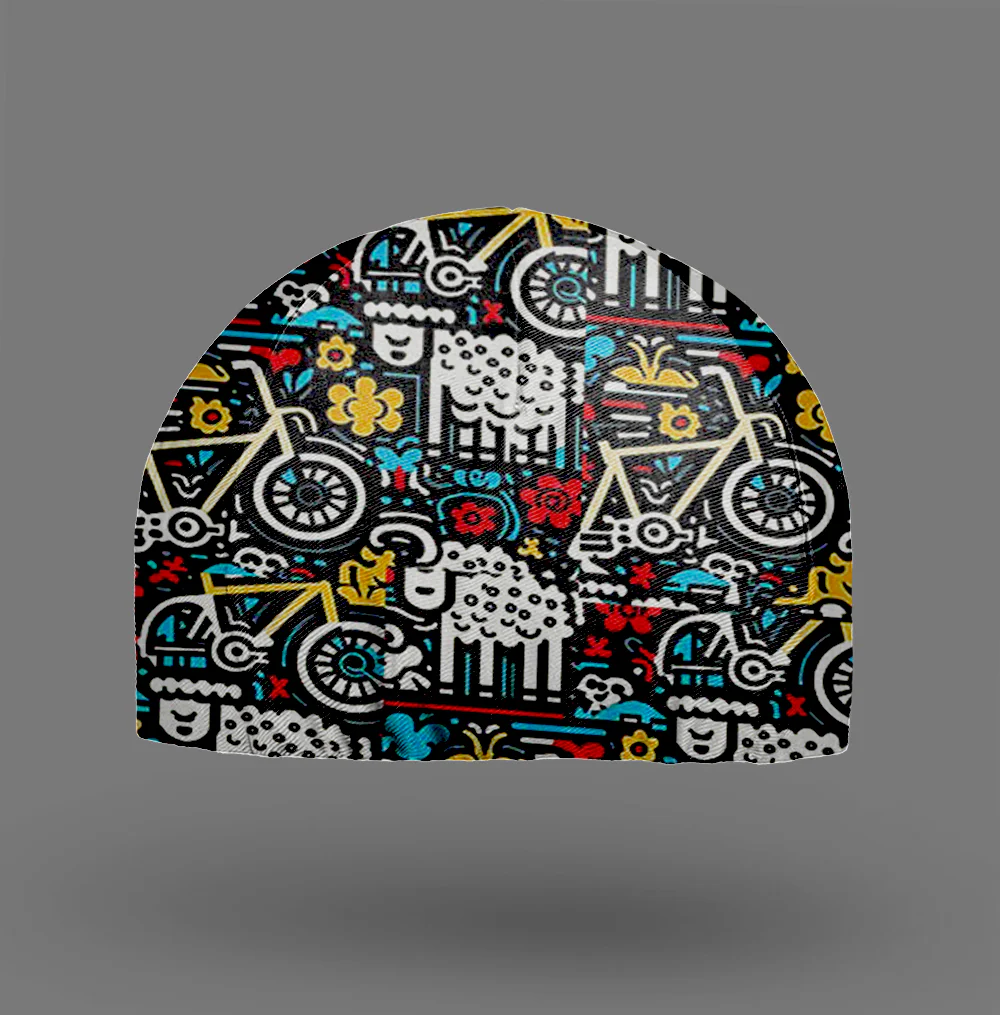 Riding Sheep Cycling Cap - Image 3