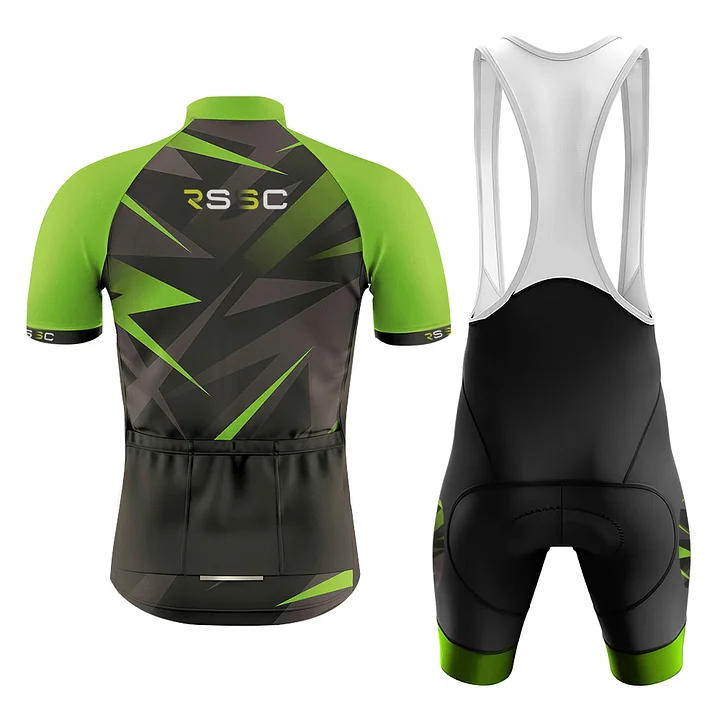 Rssc Basic Green Men's Short Sleeve Cycling Kit - Image 2