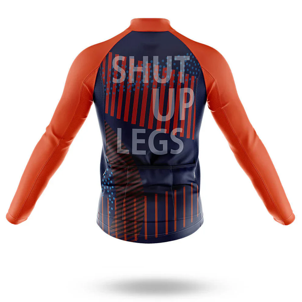 Shut Up Legs Men's Long Sleeve Cycling Jersey - Image 2