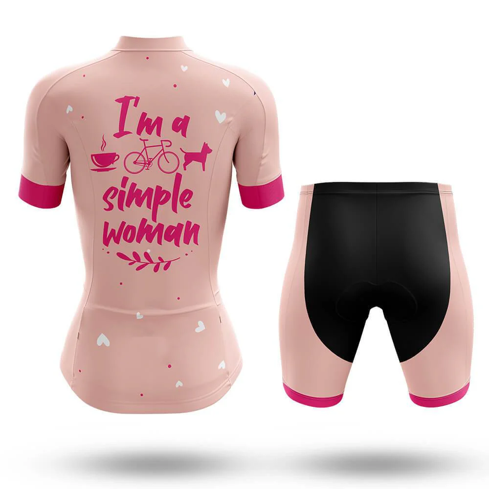 Simple Women's Short Sleeve Cycling Kit - Image 2