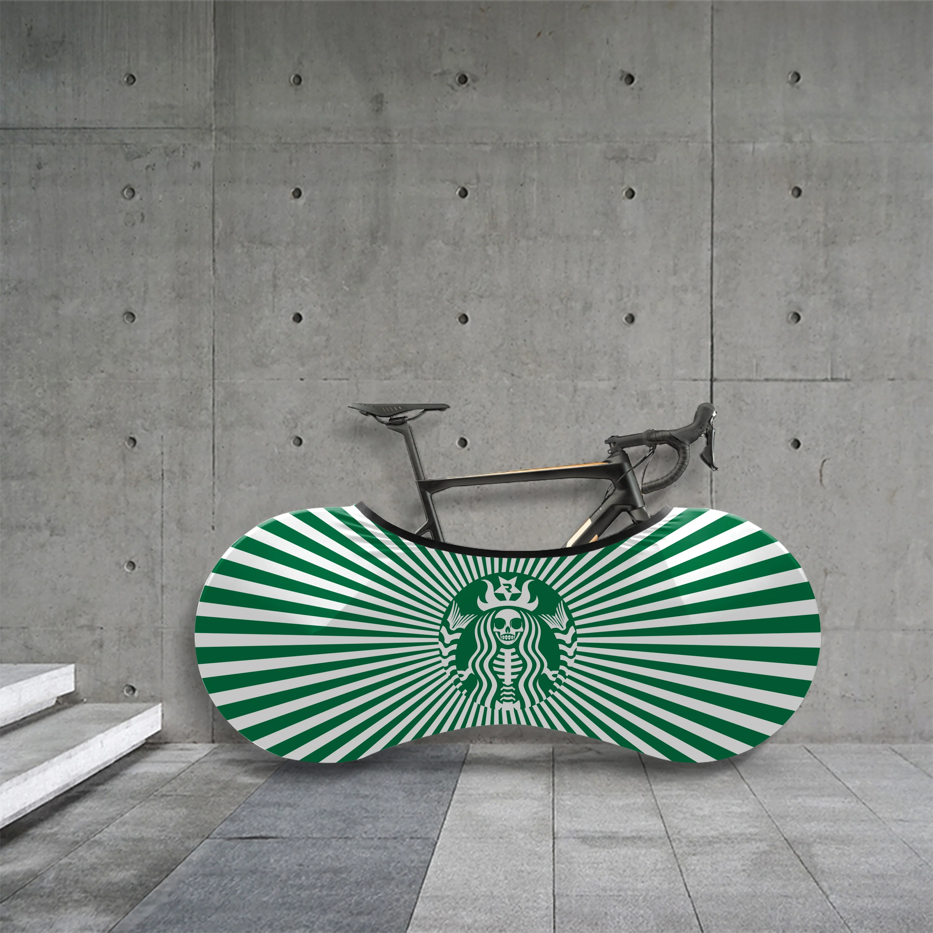 Skeleton Coffee Bicycle Wheels Cover - Image 3
